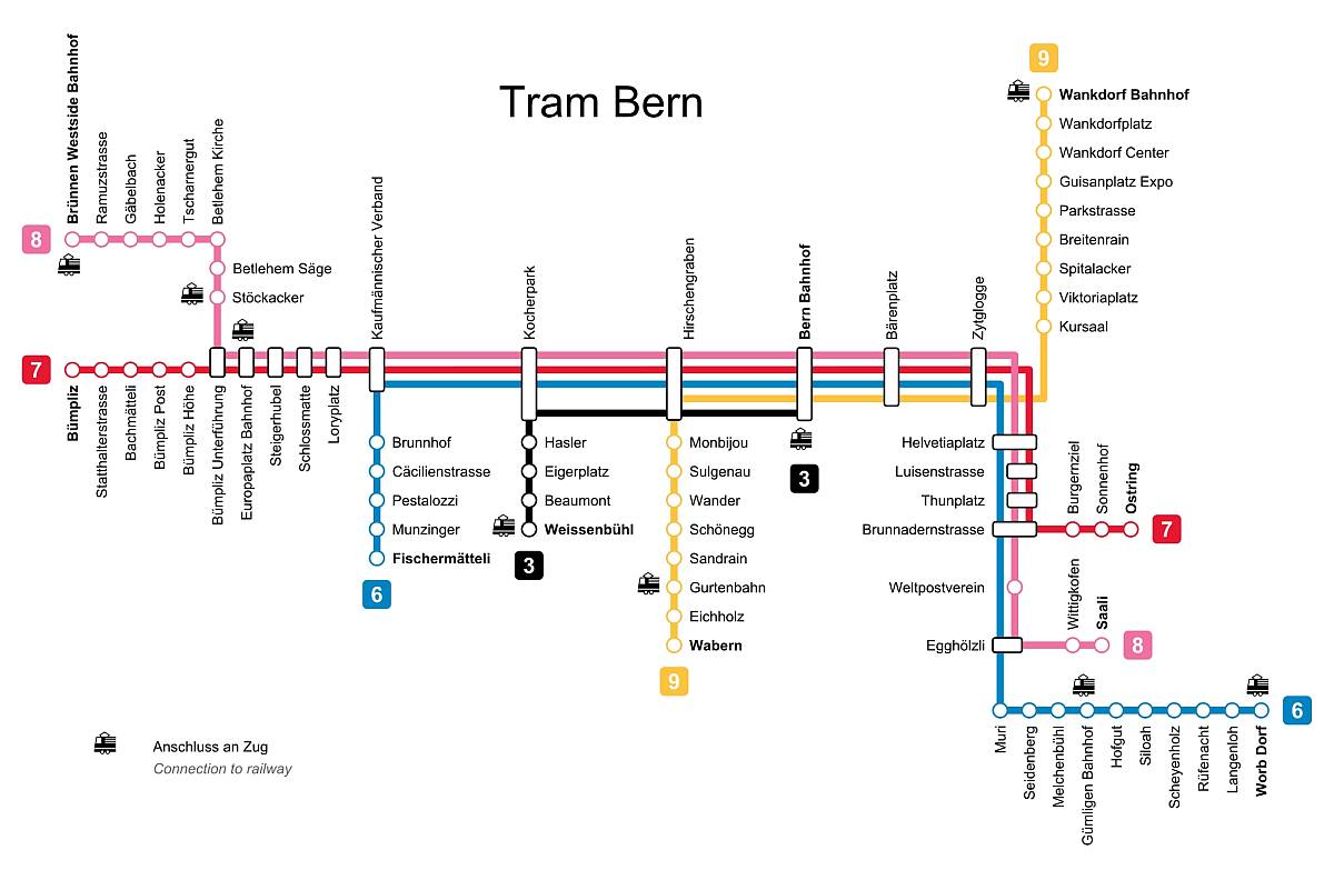 map of bern