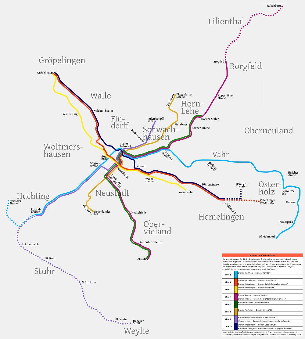 map of bremen