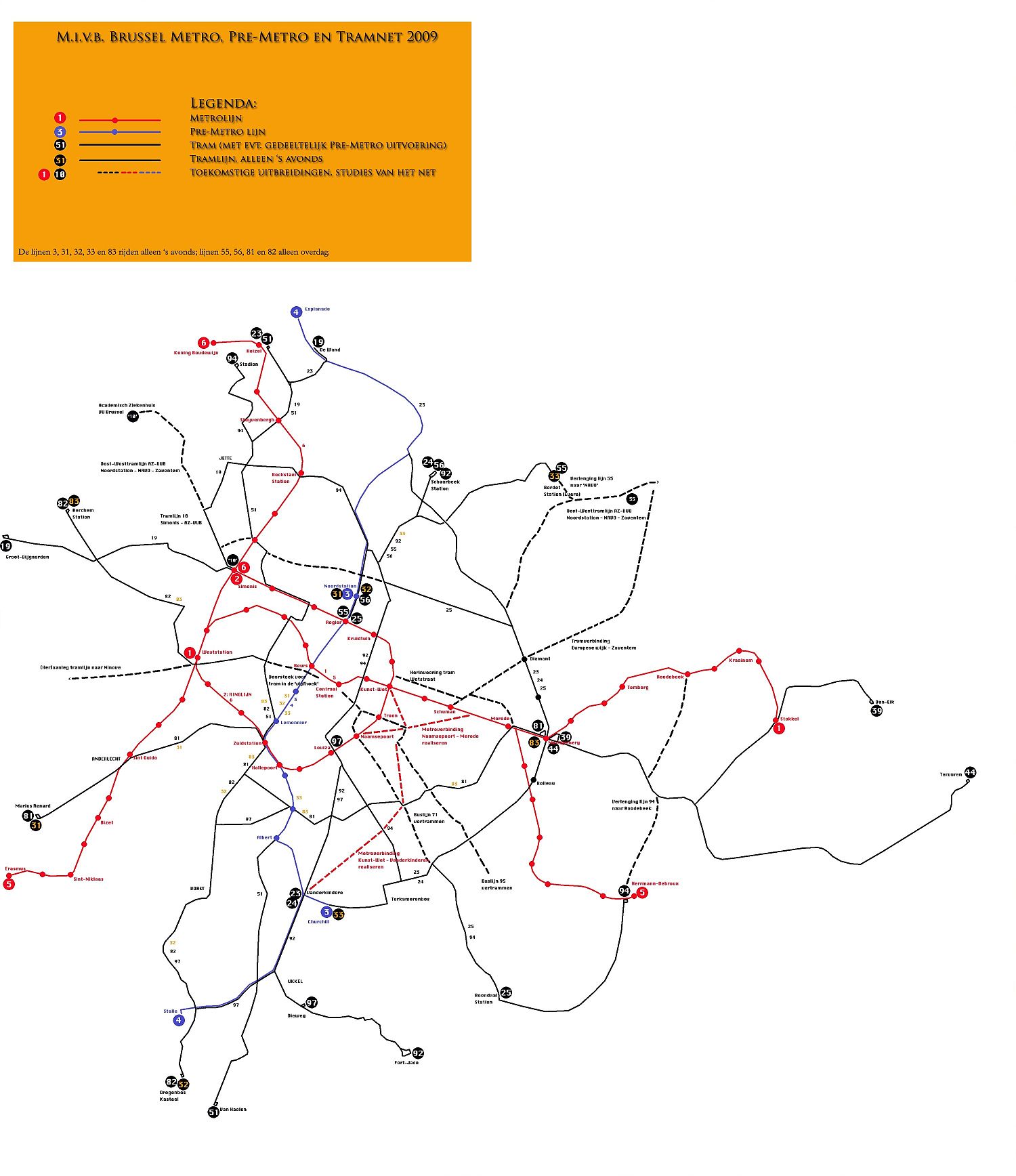 map of brussels