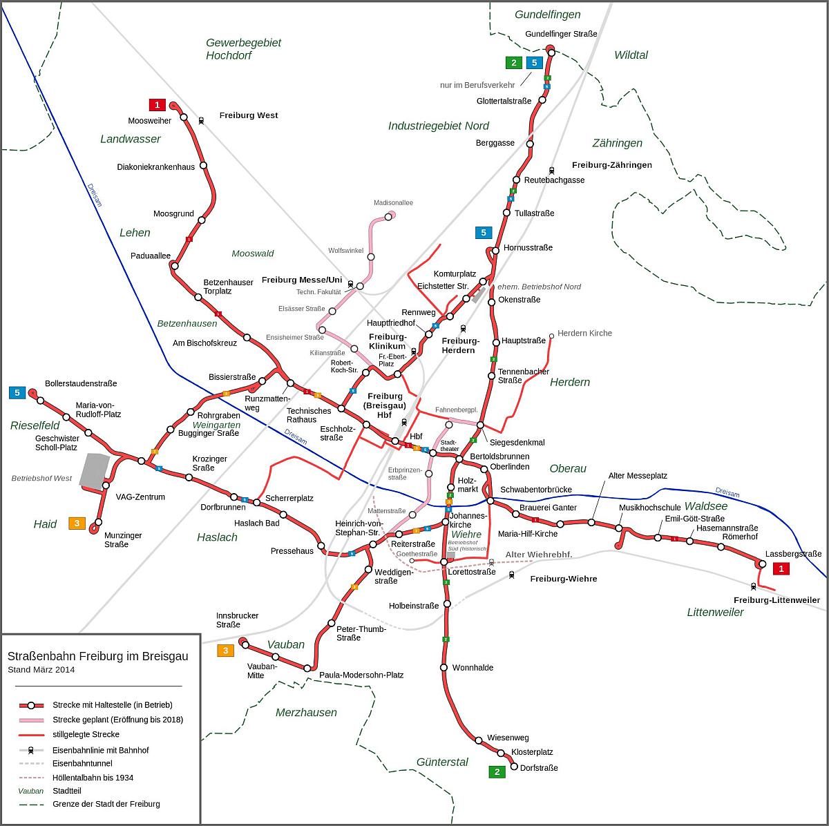 map of freiburg