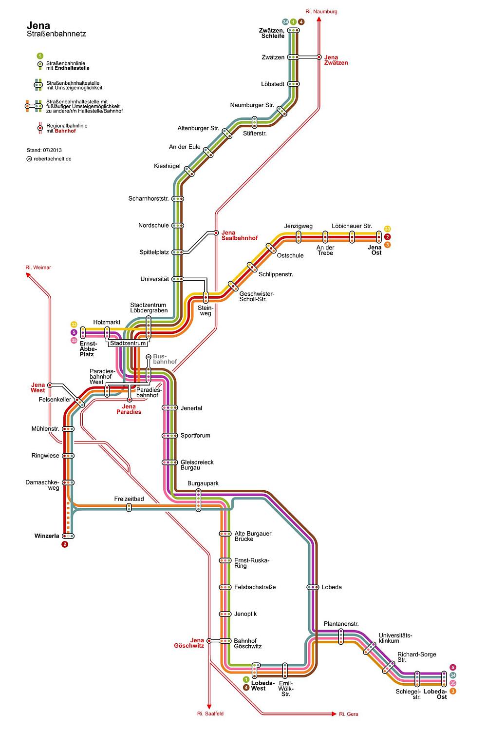 map of jena