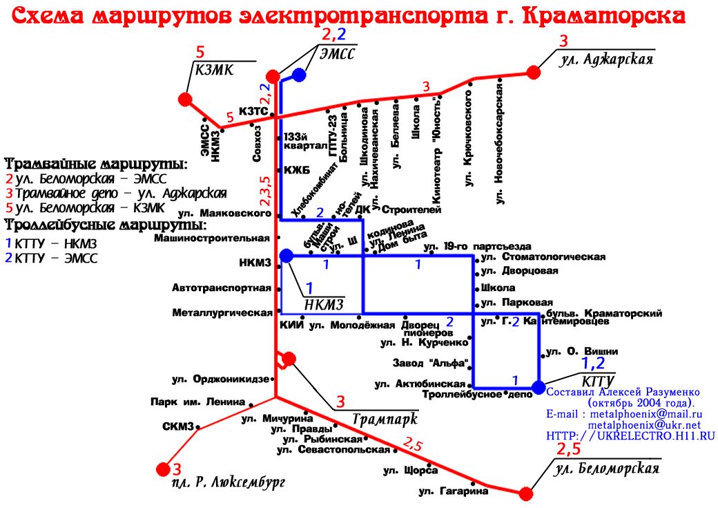 map of kramatorsk