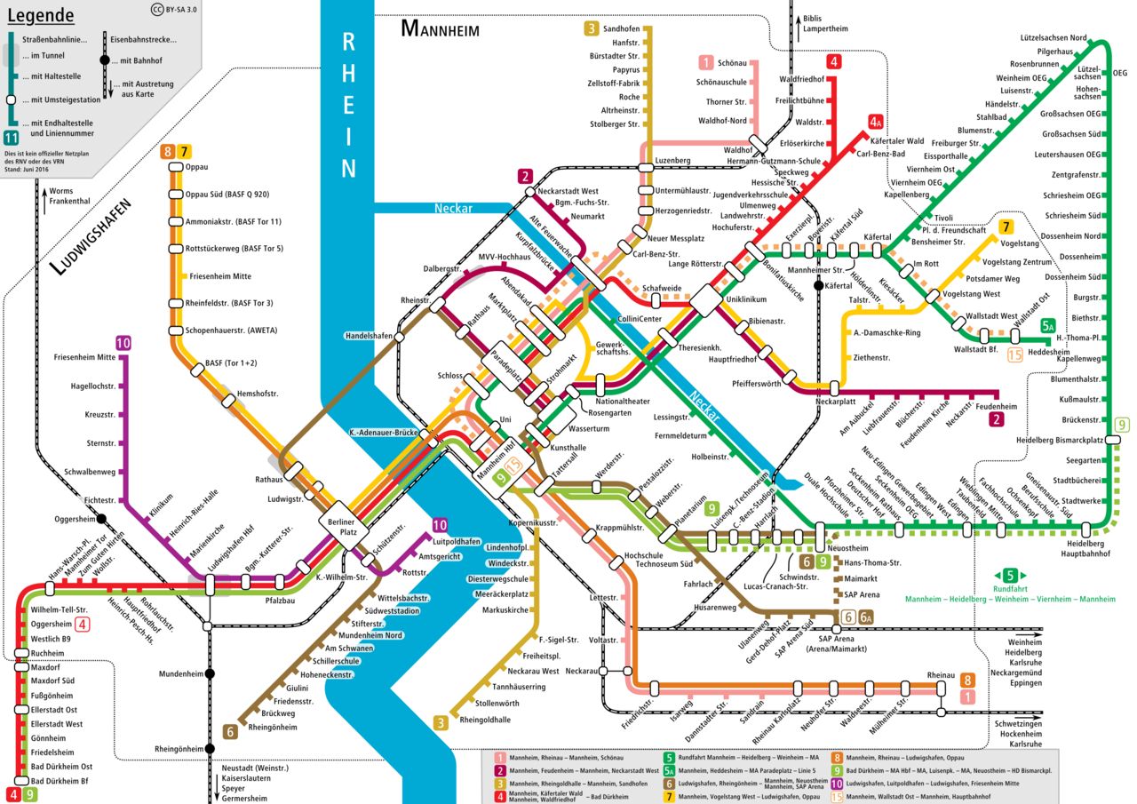 map of mannheim