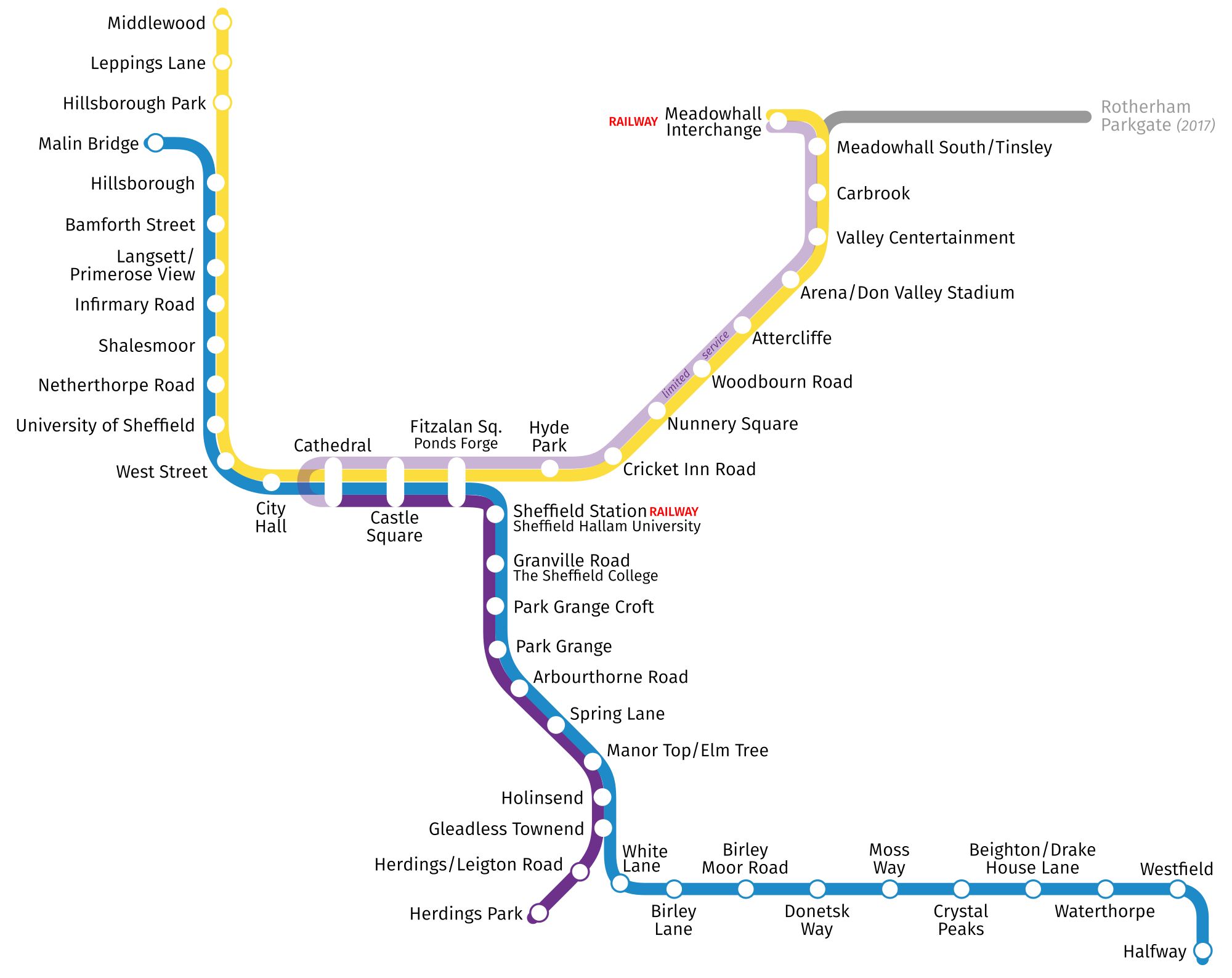 map of sheffield