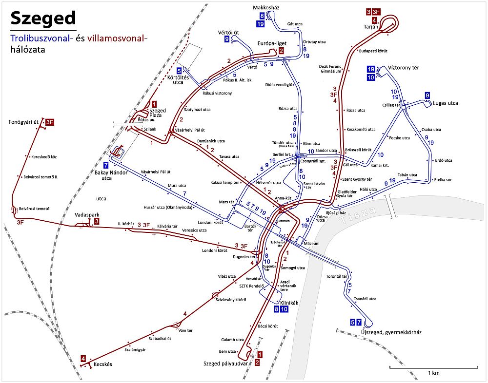 map of szeged