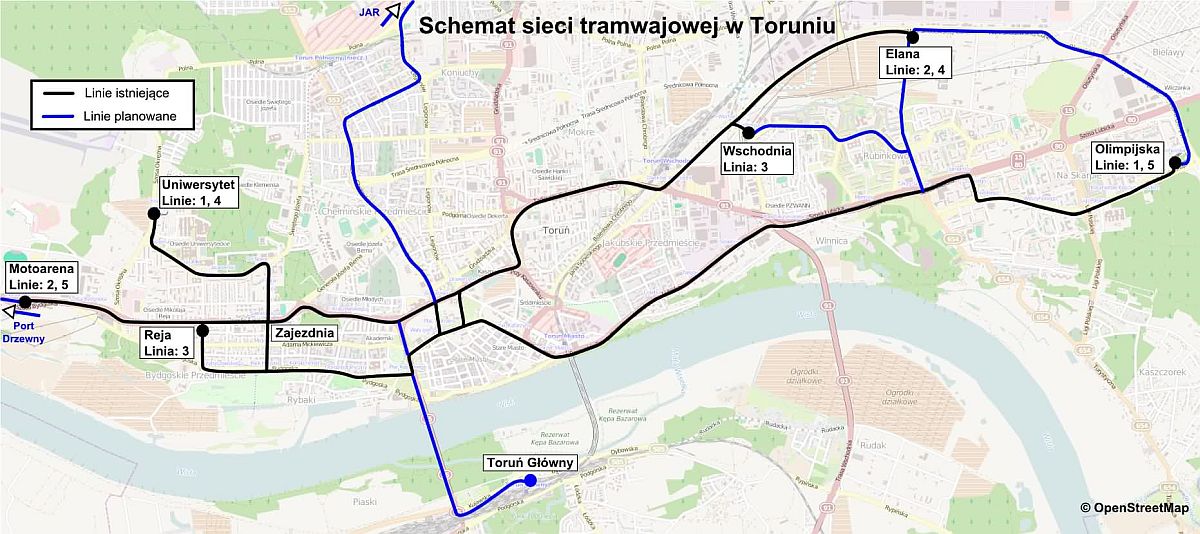 map of torun