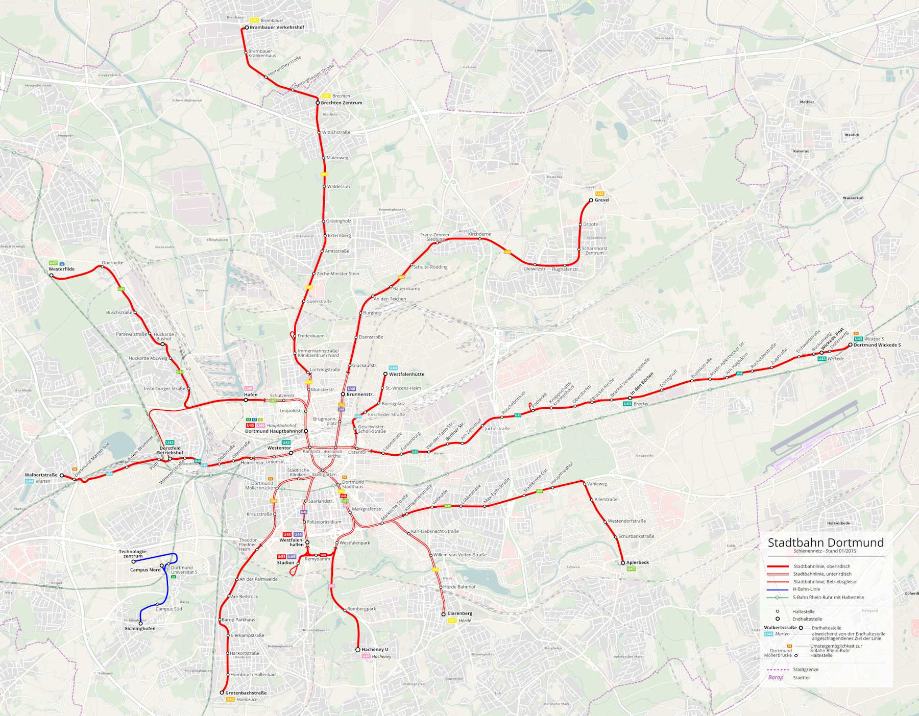 map of dortmund