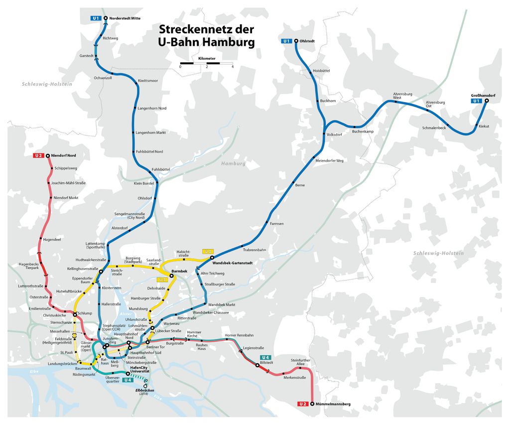 map of hamburg