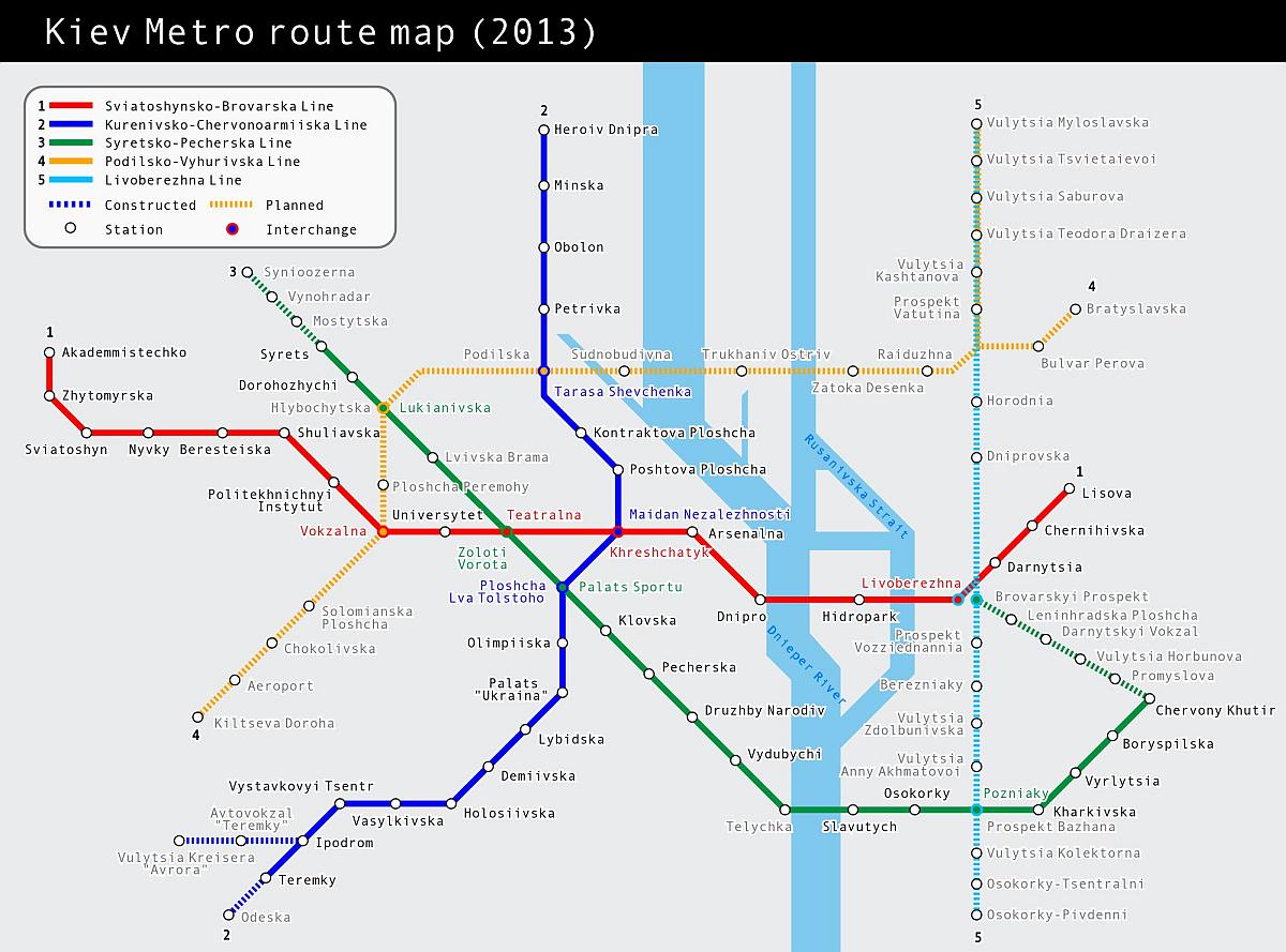 map of kiev