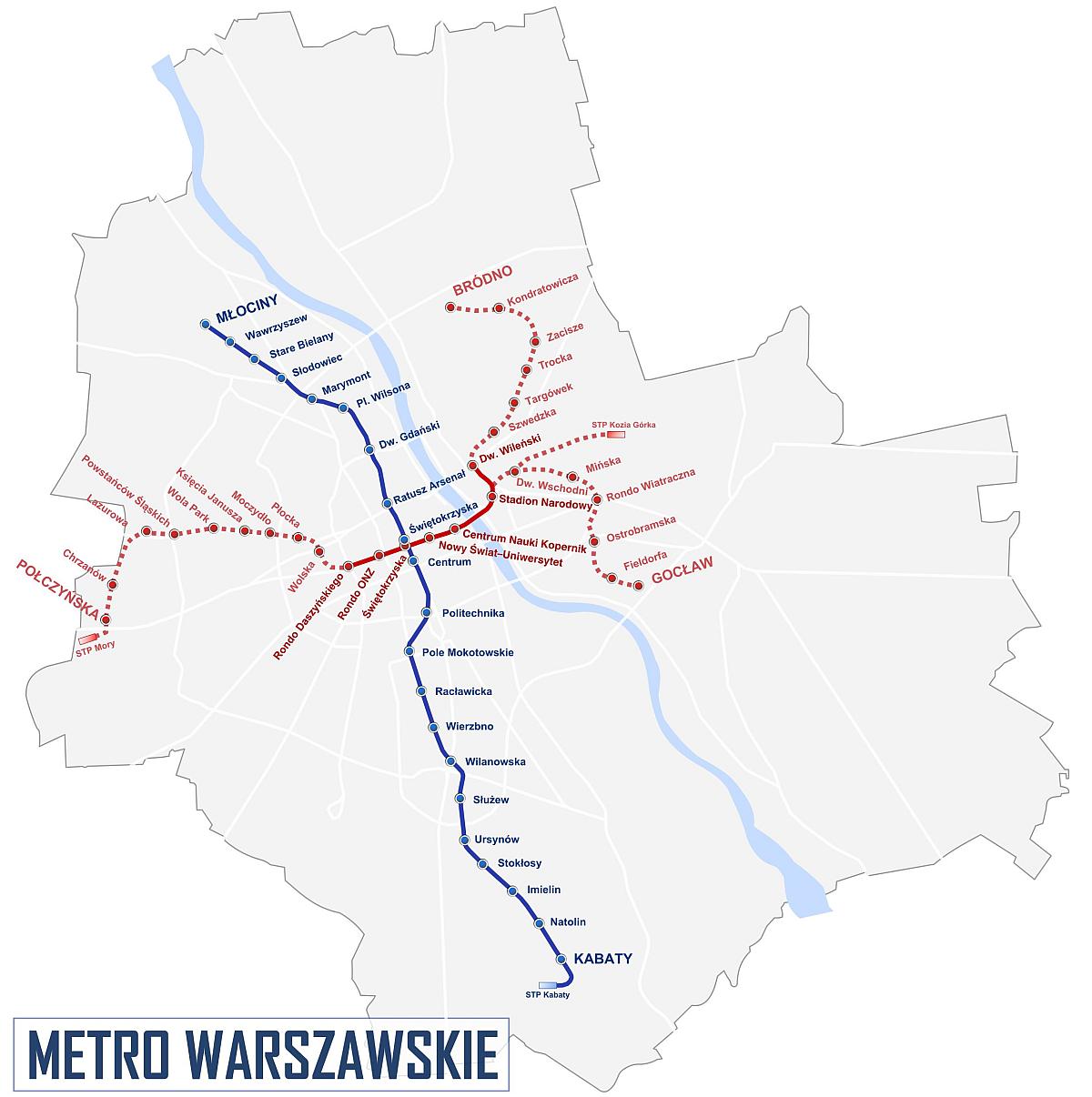 map of warsaw
